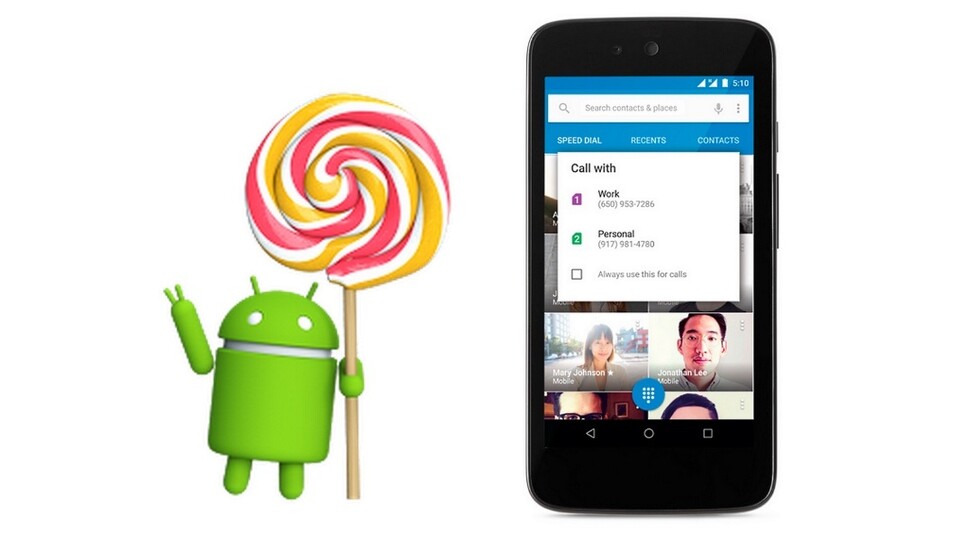 Google hat Android Lollipop 5.1 veröffentlicht. (Bildquelle: Google)