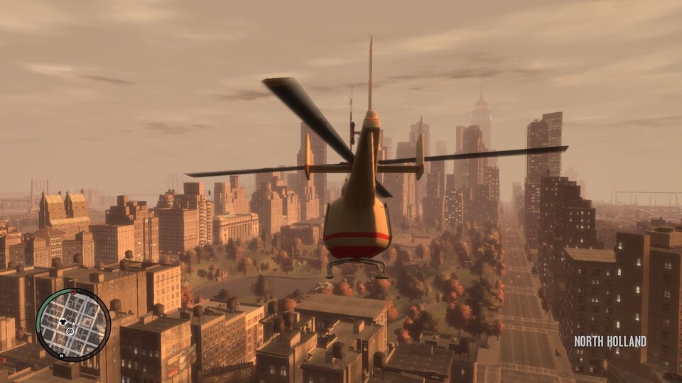 GTA 4: Ein realistischer Nachbau von New York, allerdings mit geringer Sichtweite.