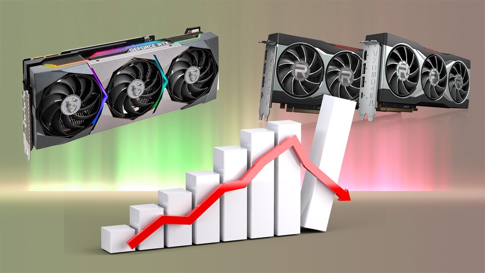 Die Preise für Grafikkarten von Nvidia und AMD entwickeln sich in eine positive Richtung für Spieler, liegen aber immer noch sehr hoch.