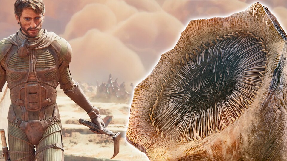 Sandwürmer sind die größten Lebewesen auf Arrakis und spielen auch bei Funcoms Survival-MMO Dune: Awakening eine wichtige Rolle. Doch reiten dürft ihr sie erst nach Release.