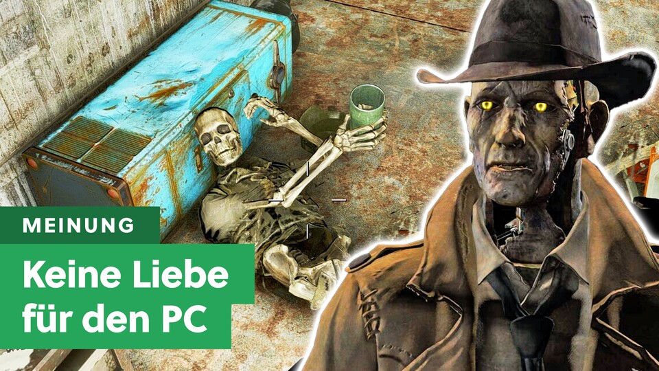 Das Next-Gen-Update macht Fallout 4 für viele PC-Spieler kaputt. Redakteur Peter Bathge hat so etwas schon befürchtet. (Screenshots: JamTartyKaelttasSteam)
