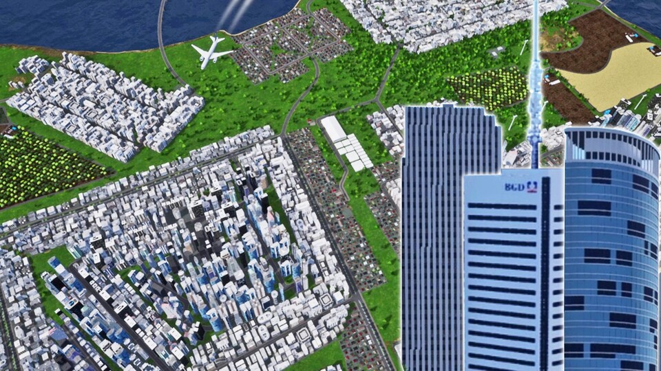 Highrise City nimmt sich die Anno-Serie zum Vorbild - die Ähnlichkeiten zu Cities: Skylines sind dabei eher zufällig.