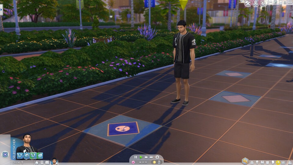Davon träumen alle Sims: eine eigene Kachel am renommierten Diamond Boulevard.