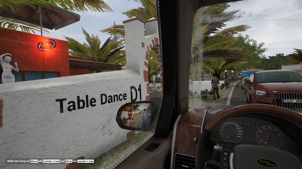Der Spieler kann die Ferieninsel mit Autos erkunden. Den Stripclub darf man nicht betreten, er hilft aber bei der Lösung eines Rätsels. 