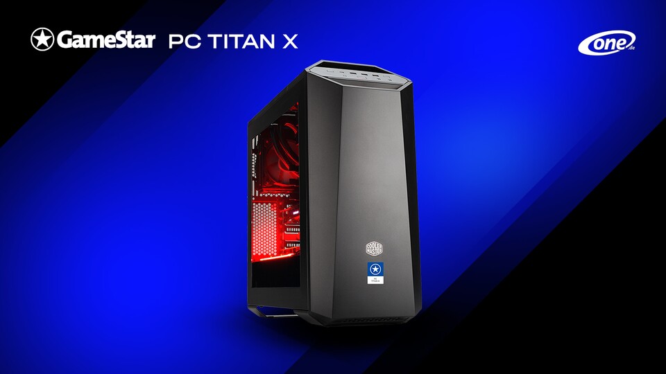 Im ONE GameStar-PC TITAN stecken tatsächlich titanhafte Komponenten, wie die ultimative ASUS ROG Strix GeForce GTX 1080 Ti OC oder Intels Flaggschiff Core i7 8700K mit sechs bis zu 4,7 GHz schnellen Kernen.