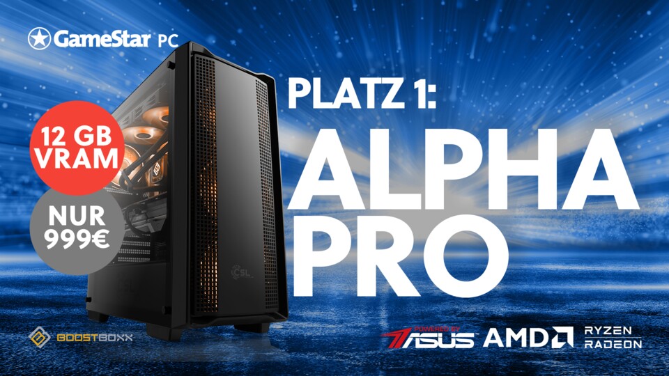 Der GameStar PC Alpha Pro hat ein äußerst gutes Preis-Leistungs-Verhältnis.