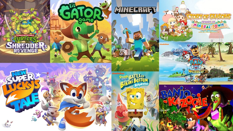 A variety of titles that are on Gamepass are perfect for children and teenagers. In addition, the selection of games is constantly growing.