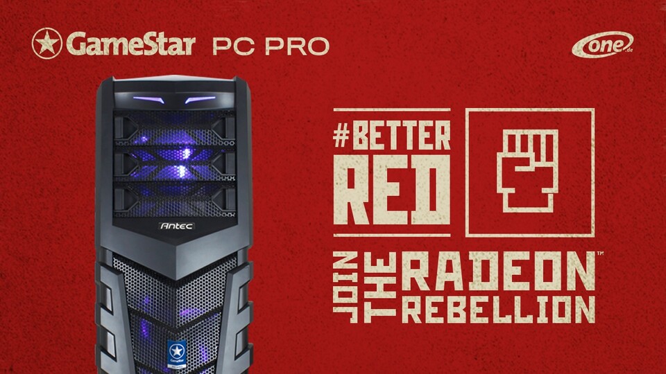 Mit der neuen Radeon RX 480 von AMD dringt der One GameStar-PC Pro in neue Leistungsregionen vor. 