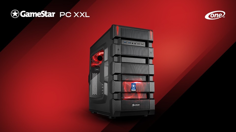 Der ONE GameStar-PC XXL ist mit Core i5 7600K, 16 GB RAM und ASUS GeForce GTX 1060 Dual OC 6 GB für nur 1399€ ein echter Preis-Leistungs-Sieger.