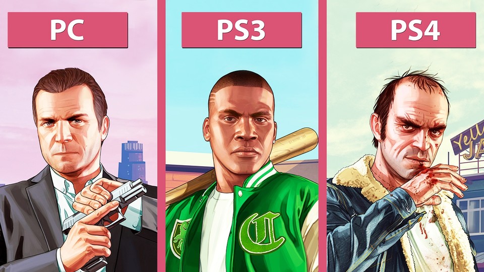 GTA 5 - Grafikvergleich: PC gegen PS3 gegen PS4
