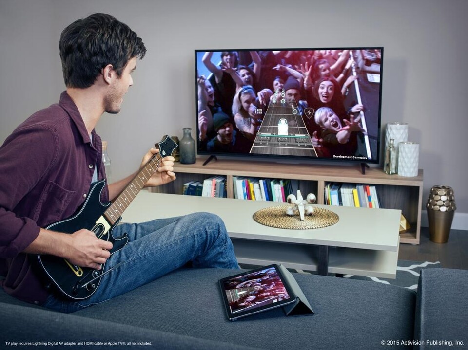 Activision bringen ihre Marken Guitar Hero Live und Skylanders auch für das Apple TV.