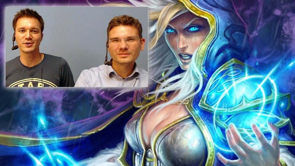 Martin und Rene spielen Hearthstone: Heroes of Warcraftl in der Beta