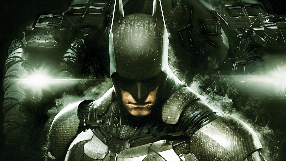 Die PC-Version von Batman: Arkham Knight ist das diesjährige Paradebeispiel für eine absolut misslungene Portierung – auf dem Bild scheint sich der Held auch ein wenig dafür zu schämen.