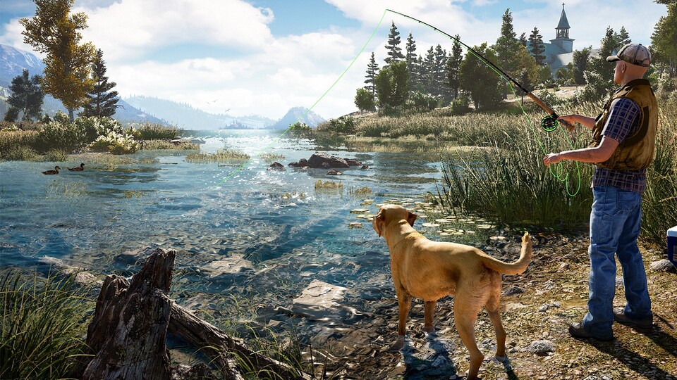Far Cry 5 bietet etwa so viel Spielzeit wie der Vorgänger - es sei denn, wir angeln zu viel. 