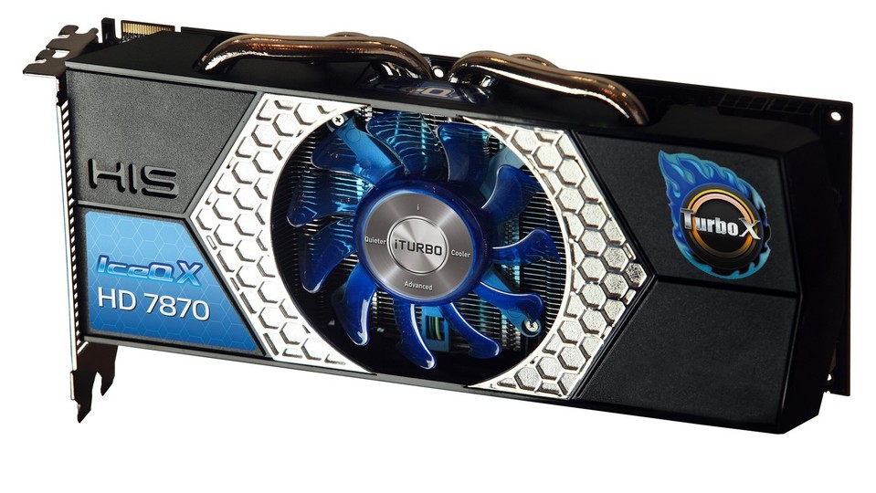 HIS spendiert der Radeon HD 7870 IceQ Turbo X höhere Taktraten und einen neuen Kühler.