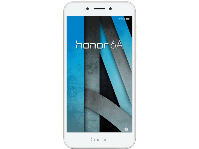 Das Honor 6A in Gold mit 16 GB RAM und Dual-Sim.