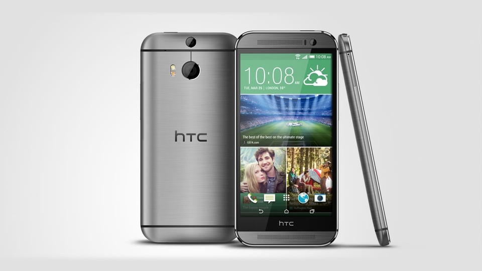 Das HTC One (M8) besitzt ein Gehäuse aus Aluminium statt Plastik.