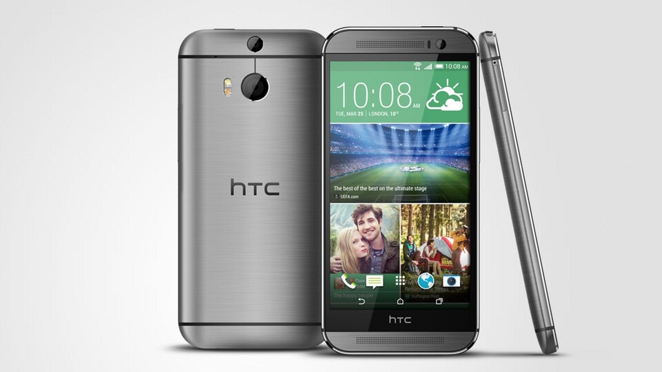 Das HTC One M8 läuft mit einer Akkuladung länger, wenn statt Android Windows Phone installiert ist.