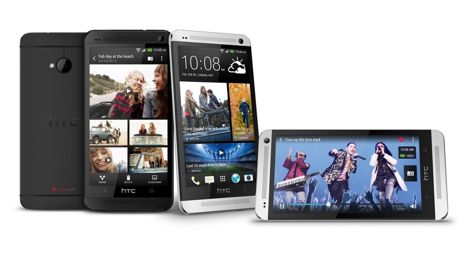Das HTC One gehört zu den ersten Full-HD-Smartphones und ist in Silber und Schwarz erhältlich. 