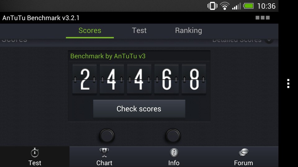 Der AnTuTu-Benchmark testet sowohl CPU- als auch Grafikleistung.