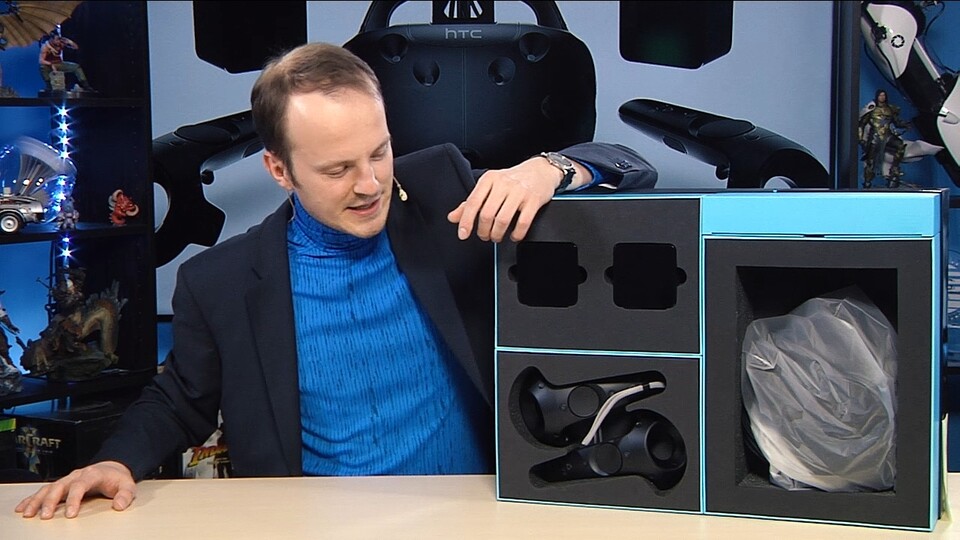 HTC Vive Boxenstopp - Wir packen die Endkundenfassung von Valves VR-Headset aus