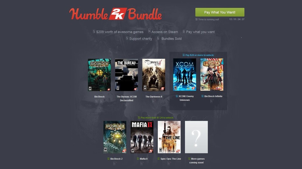 Das Humble 2K Bundle wurde mit dem sogenannten »X-COM Complete Pack« erweitert.