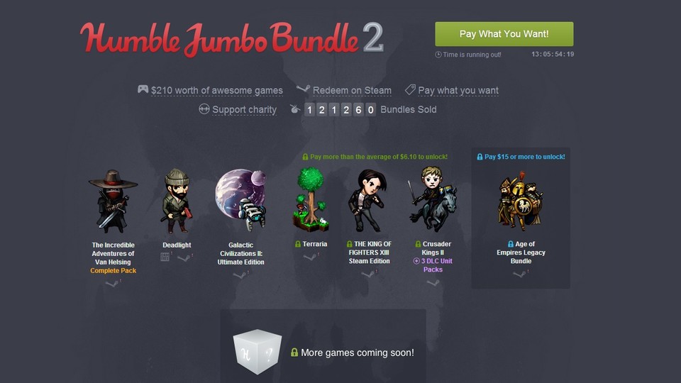 Im Humble Store ist das »Humble Jumbo Bundle 2« gestartet.