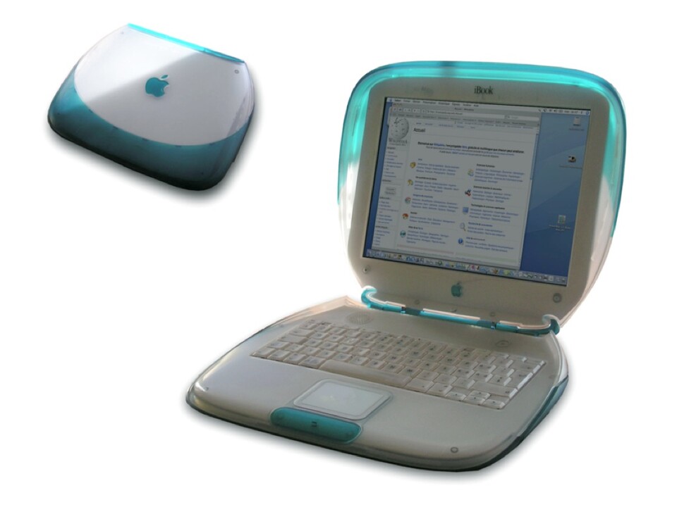 Das iBook (1999, wegen seiner Form »Clamshell« getauft) wird mit seinem moderaten Preis von 1.599 Dollar ein Publikumsliebling.