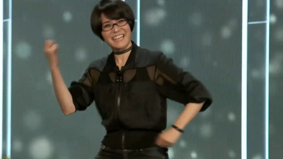 Ikumi Nakamura auf der E3 2019.