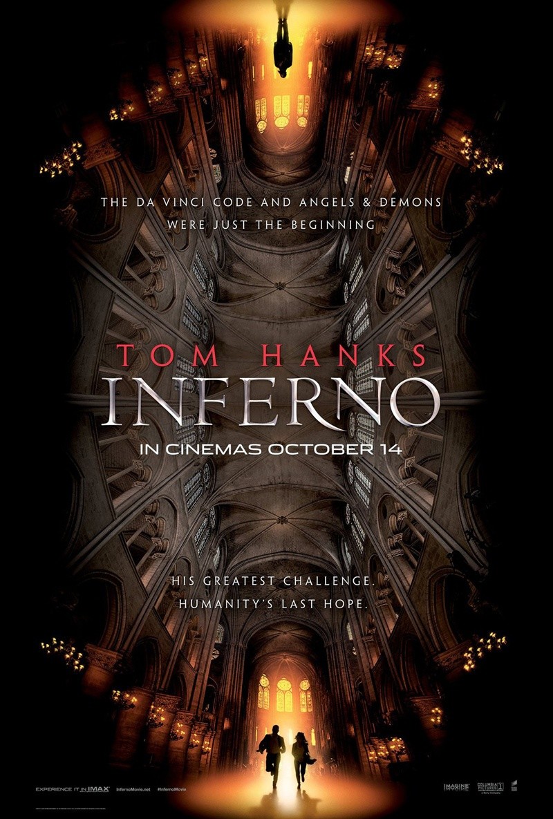 Erstes US-Poster zu Dan Browns Inferno mit Tom Hanks.