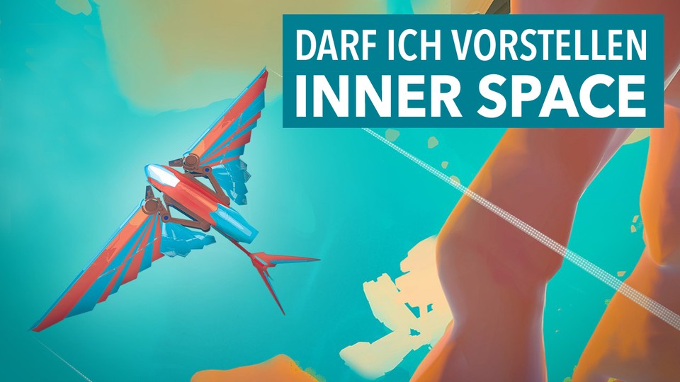 InnerSpace - Kurztest-Video zum Erkundungs-Flugspiel