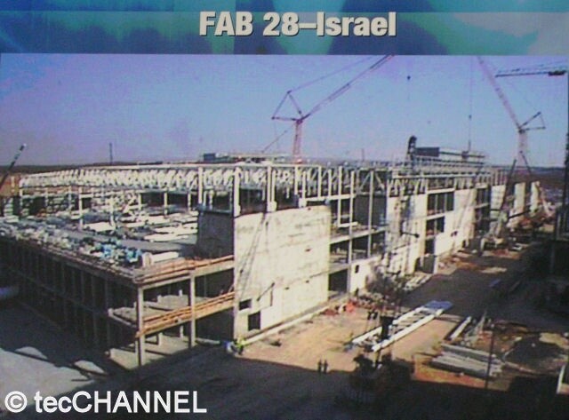 Richtfest: Die 45-nm-Fab 28 in Israel soll die Produktion 2008 aufnehmen. Das Bild zeigt eine aktuelle Aufnahme von einer Webcam.