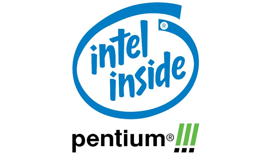 Die Intel-Inside-Kampange begann mit dem ersten Pentium und bekam mit fast jeder Generation ein neues Logo.