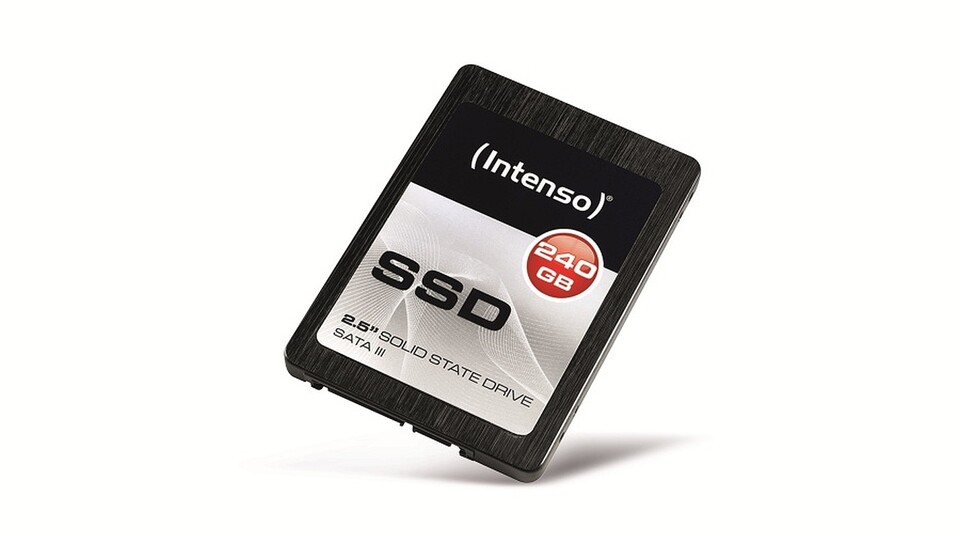 Die Intenso-SSD mit 240 Gigabyte Kapazität ist ein günstiger SSD-Einstieg auch für ältere Rechner.
