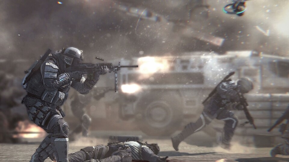 Ironsight erinnert stark an Call of Duty, aber das ist mit Sicherheit gewollt.