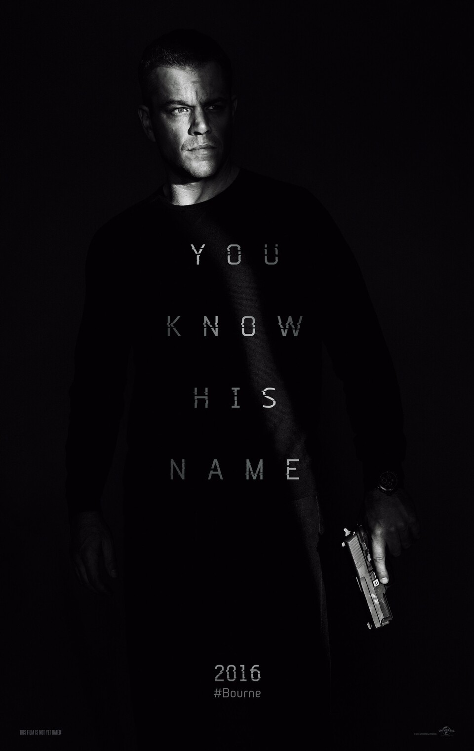Das erste offizielle Kino-Poster zu Jason Bourne mit Matt Damon.