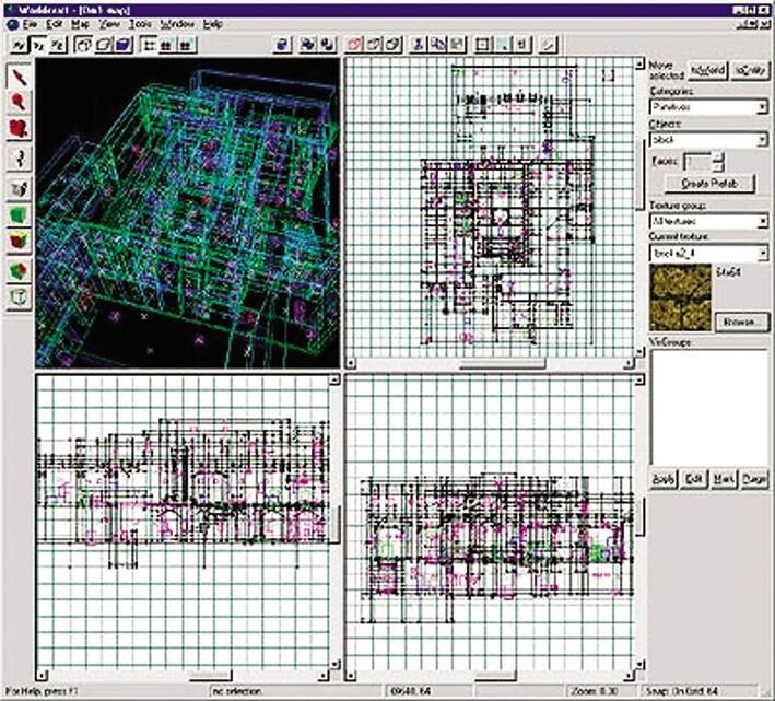 Sieht komplex aus, ist aber mit ein wenig Fleiß erlernbar: WorldCraft, der verbreiteste Editor für 3D-Actionspiele.