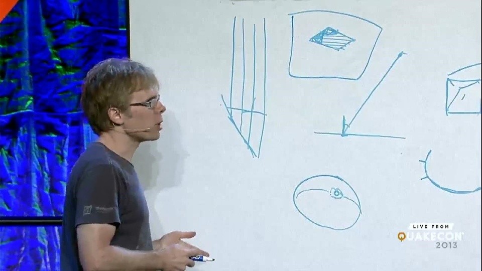 John Carmack bevorzugt physikalisch korrekte Spielegrafik, für die die Leistung aber noch nicht ausreicht. (Bildquelle: Twitch.tv)