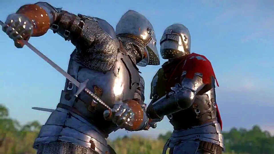 Kingdom Come Deliverance erhält mit dem Alpha-Patch 0.4 nun auch eine Schwertkampf-Funktion.