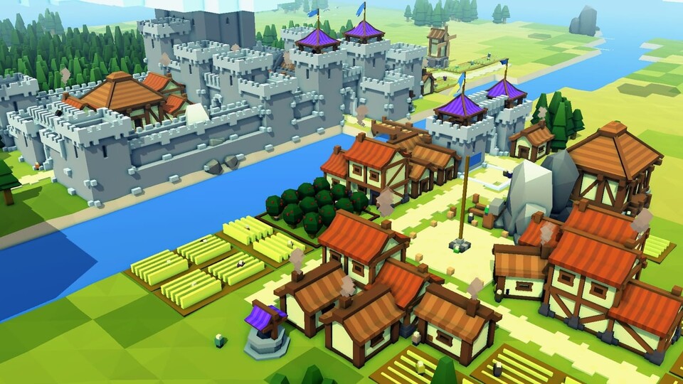 In Kingdoms and Castles müssen wir unser kleines mittelalterliches Dorf in eine belebte Stadt verwandeln. Gar nicht so leicht wenn die Bevölkerung ständig in Gefahr ist.
