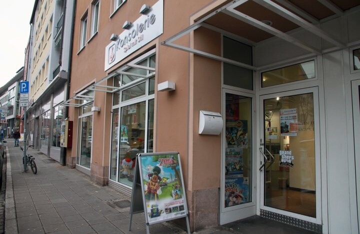 Die Konsolerie in Nürnberg war Alexander Funkes Spieleladen, im Juni 2010 gab er das Geschäft auf – keine Zukunftsperspektive.