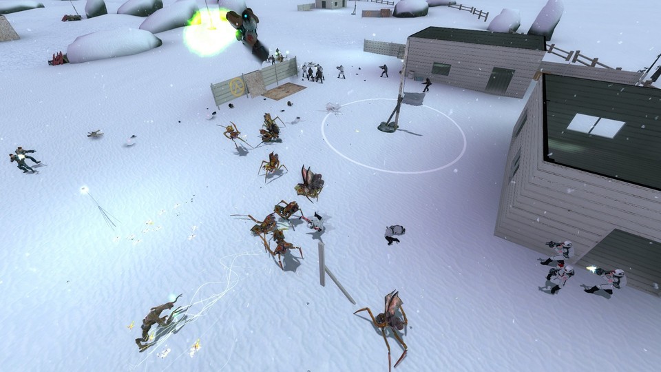 Die Standalone-Mod »Lambda Wars« macht aus Half-Life 2 ein Echtzeit-Strategiespiel. Die Betaversion ist ab sofort bei Steam erhältlich.