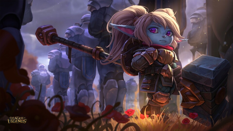 Der Champion Poppy in League of Legends wird bald sehr stark überarbeitet.