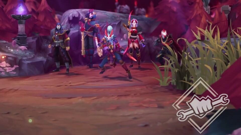 Der Teaser zu Blood Moon stellt neben der neuen Map-Optik gleich vier neue Skin-Varianten vor.