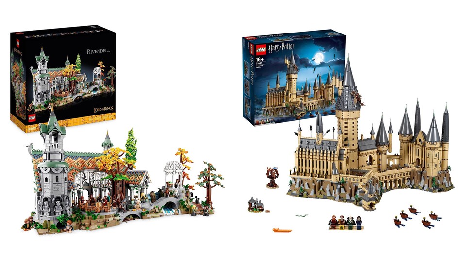 Rivendell and Hogwarts Castle are usually quite expensive. On Prime Day you have the rare chance to buy both sets for significantly less.