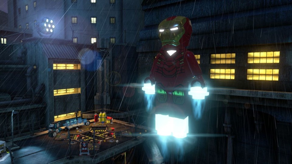 Cool: Als Iron Man fliegen wir von Manhattan aus in die Lüfte zum Helicarrier.