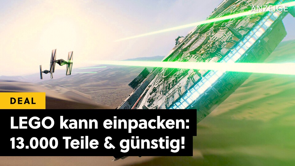 Raumschiff's most famous Star Wars model is the Millennium Falcon. De LEGO est un teuer überirdisch - von der Alternative dagegen ein Traum.