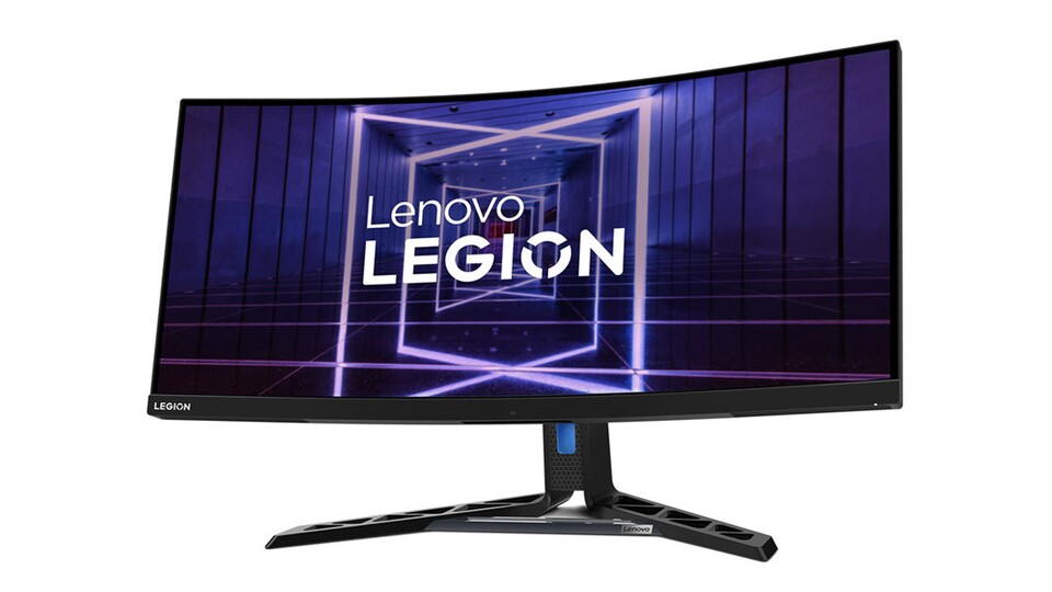 Durch die ausgezeichnete Krümmung von 1500R passt sich der Lenovo Legion Gaming-Monitor nahezu perfekt an euer Sichtfeld an!