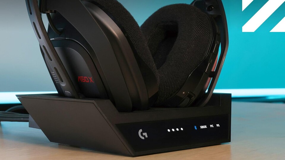 Thanks to the charging station, the Logitech G Astro A50 X can be recharged in no time while you take a break!