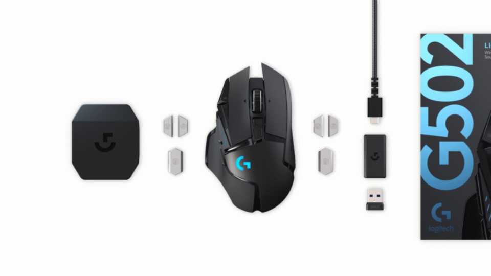Mit der G502 Lightspeed präsentiert Logitech eine kabellose Neuauflage der beliebten G502 Gaming-Maus.